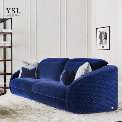 宾利布艺沙发Simple sofa for small-sized apartments小户型客厅