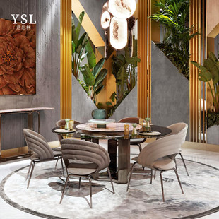 dining round table杭州定制 glass Visionnaire玻璃圆餐桌Simple