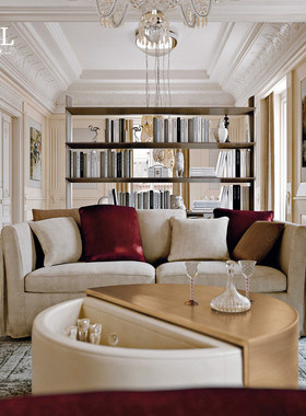 Ludovica侘寂风沙发Simple fabric sofa for small-sized rooms