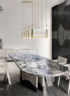 Cornelio Cappellini长餐桌简约现代Modern marble dining table