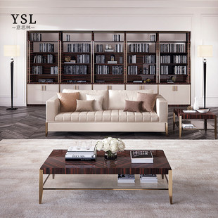 sofa上海 style Capital中古风沙发客厅直排Customized medieval
