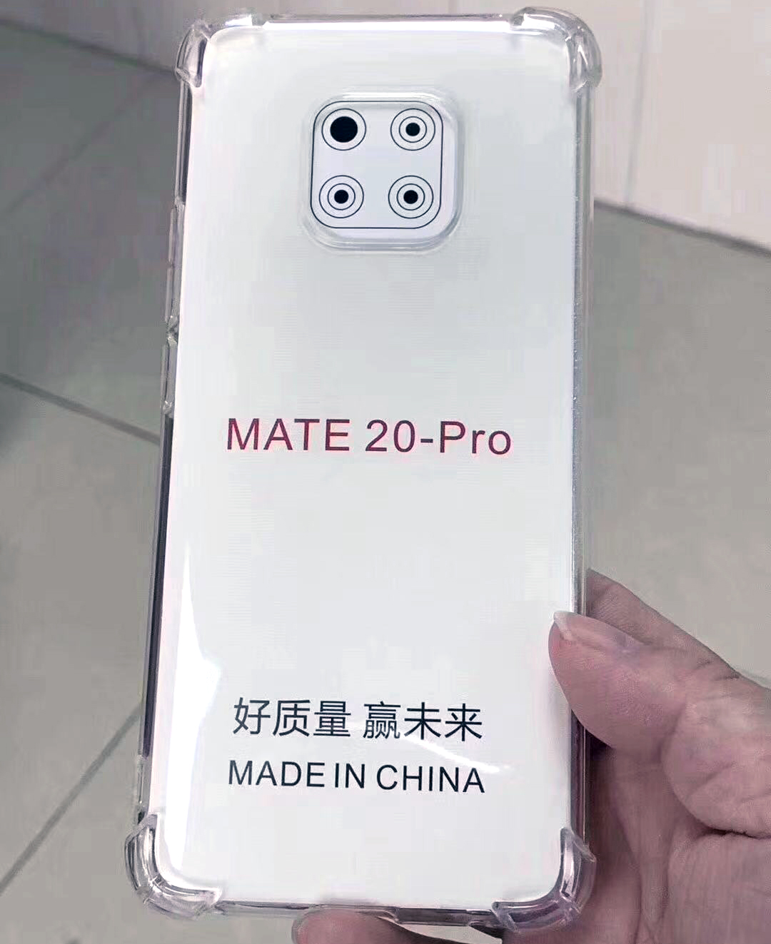 适用华为P Smart(2019) Y7Pro(2019)无指纹孔 1.5MM四角气囊特别加厚防摔套 透明手机保护壳 防爆壳