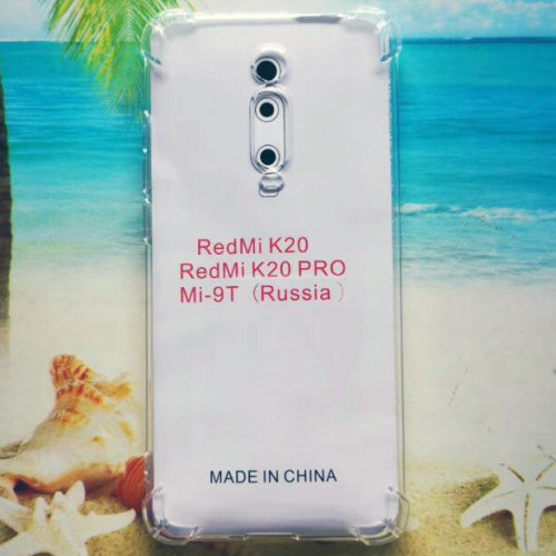 适用小米9TPro/Lite K20/30Pro A3Lite 1.5MM四角气囊防摔透明壳