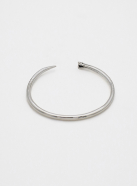 KAMMERHOPA 设计师品牌C形环925银细手镯做旧小众男女同款新品