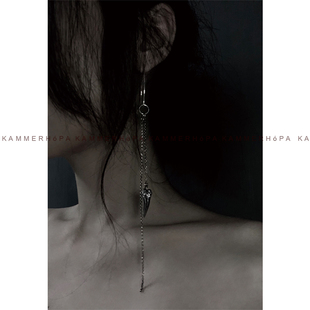 KAMMERHOPA 小众925银 化石系列 耳坠耳饰女款新品暗黑个性