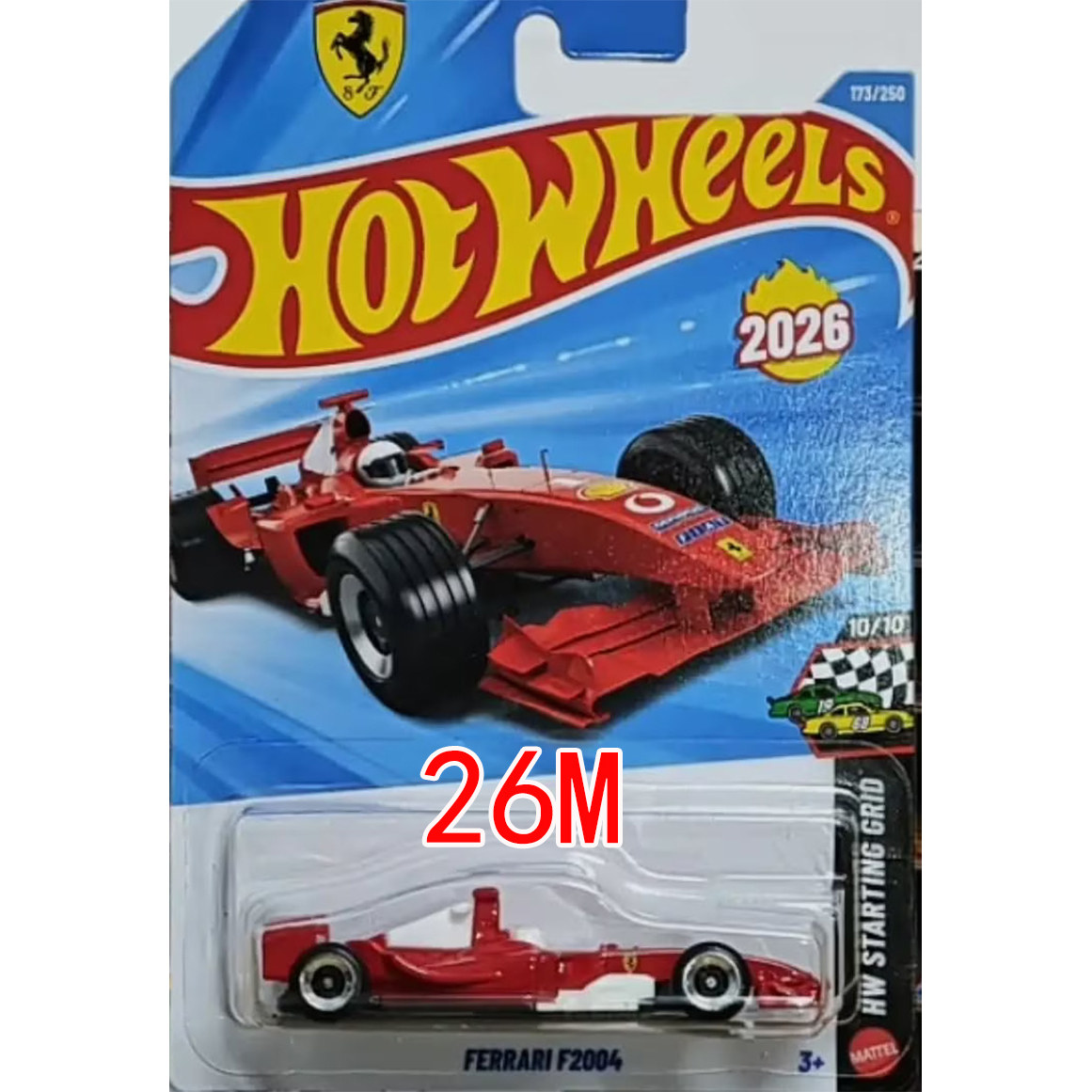 26M/L风火轮Hotwheels 小跑车轨赛道儿童合金汽车模型男孩玩具 - 实物图