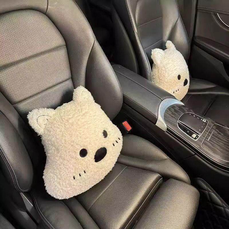 汽车头枕护颈枕车用卡通可爱靠枕靠背高级感女司机午睡枕车载腰靠