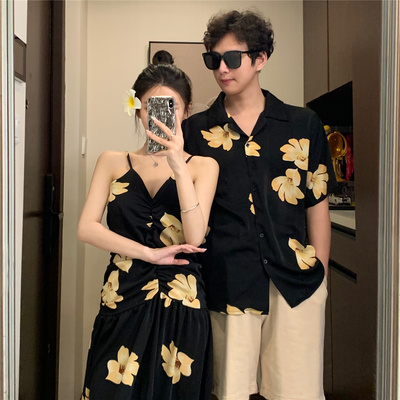 挂脖连衣裙小众设计感你衣我裙