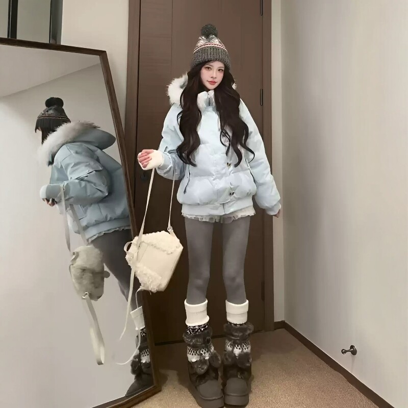 棉服女冬季2026新款超好看棉袄小个子学生加厚保暖赵露思同款外套