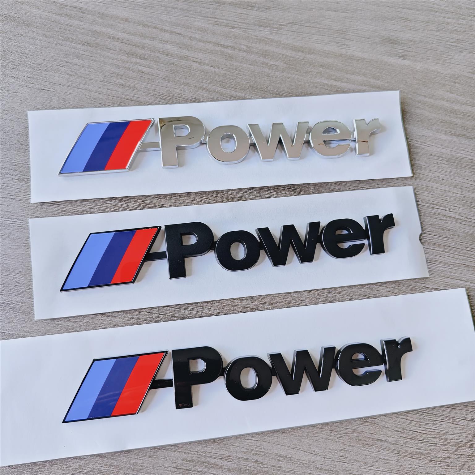 宝马车标Mpower尾标新3系5系7系X1X3X4X5X6改装m标车贴标志