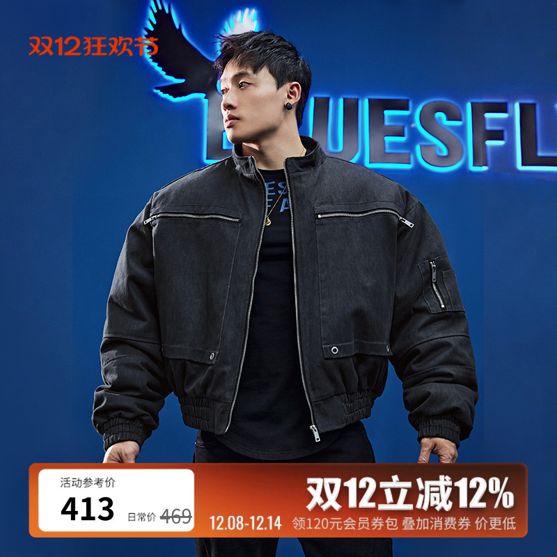 BLUESFLY美式夹克外套保暖棉服