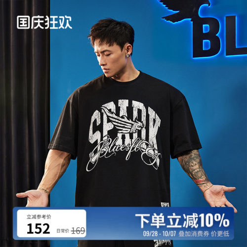 BLUESFLY印花纯棉短袖T恤