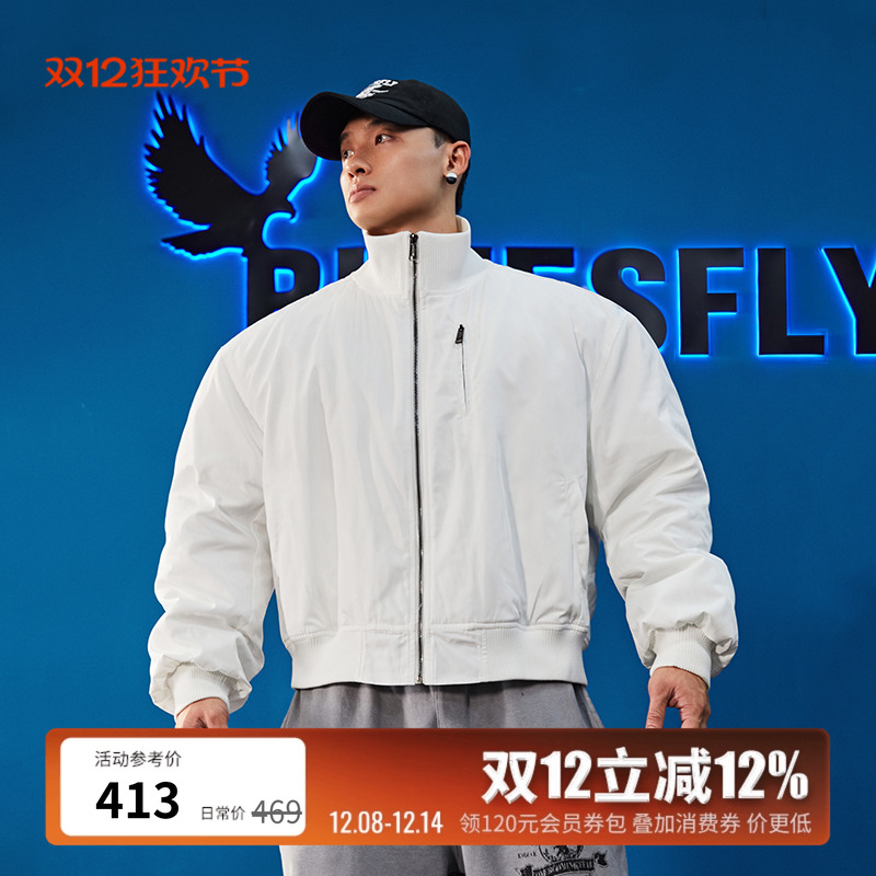 BLUESFLY美式复古夹克外套棉服男