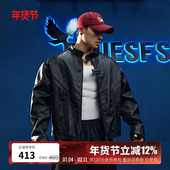 BLUESFLY美式 皮衣夹克外套男痞帅廓形外骨骼立体裁剪解构拉链机车