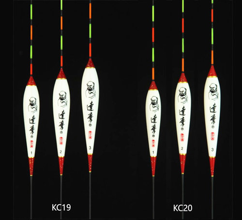 台湾达摩浮漂冬钓去壳孔雀羽毛浮标竞技轻口小鲫鱼漂KC19KC20台钓