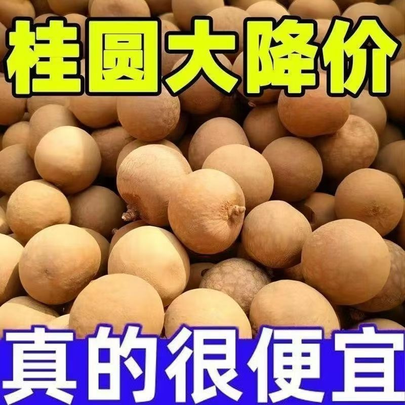 莆田福建特产桂圆龙眼干肉厚干度足鲜嫩煲汤煮茶臻品整箱【现货】