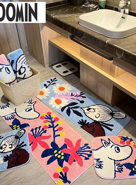 新款日本家居地垫姆明亚美