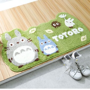 瑕疵出口日本订单开心豆豆龙地毯地垫脚垫规格47×90㎝