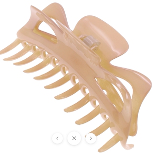 章小蕙推荐美国代购Camila Paris法国法式发饰醋酸玳瑁米粉色抓夹