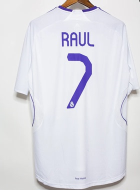Retro 07 08 Real Madrid RAUL Robinho Vintage Soccer Jerseys