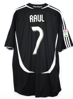 06 07 Real Madrid jersey Beckham RAUL ZIDANE Football Shirt
