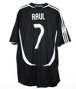 06 07 Real Madrid jersey Beckham RAUL ZIDANE Football Shirt
