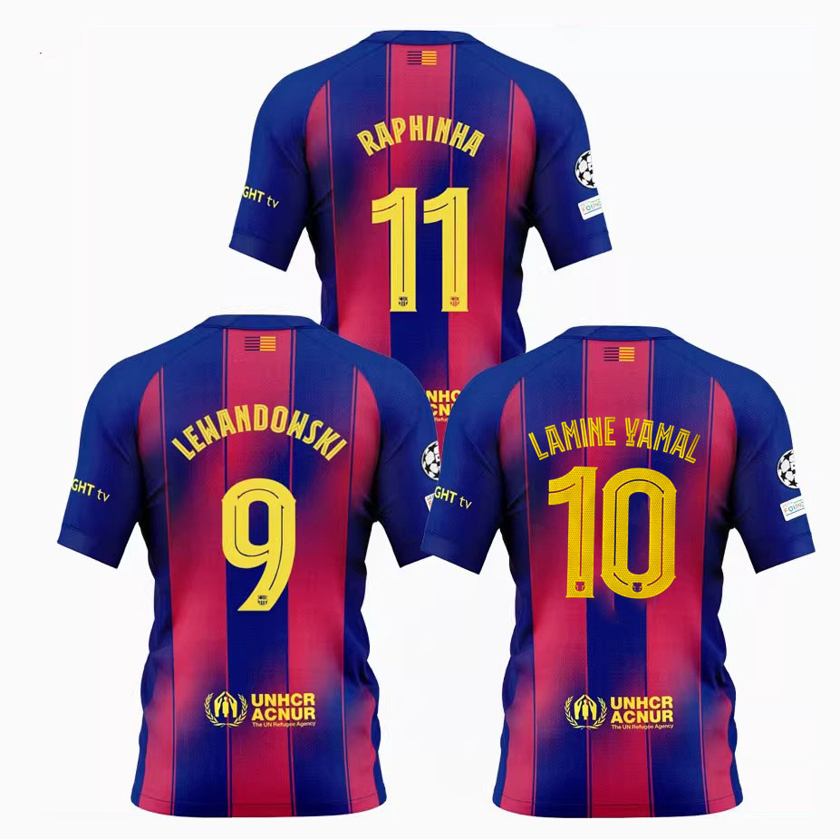 New Arrived Barcelona GAVI PEDRI Lewandowski Classic Jersey