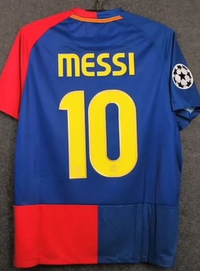 08 09 Vintage Barcelona XAVI A.INIESTA MESSI HENRY Jerseys