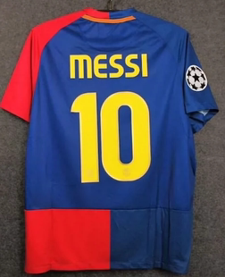 08 09 Vintage Barcelona XAVI A.INIESTA MESSI HENRY Jerseys
