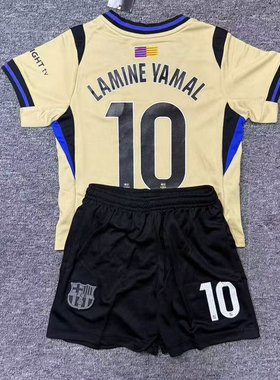 2025/26 Barcelona Kids kits GAVI LAMINE YAMAL Soccer Jersey