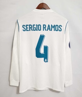 Retro 17 18 Real Madrid Long RONALDO BALE Vintage Jersey