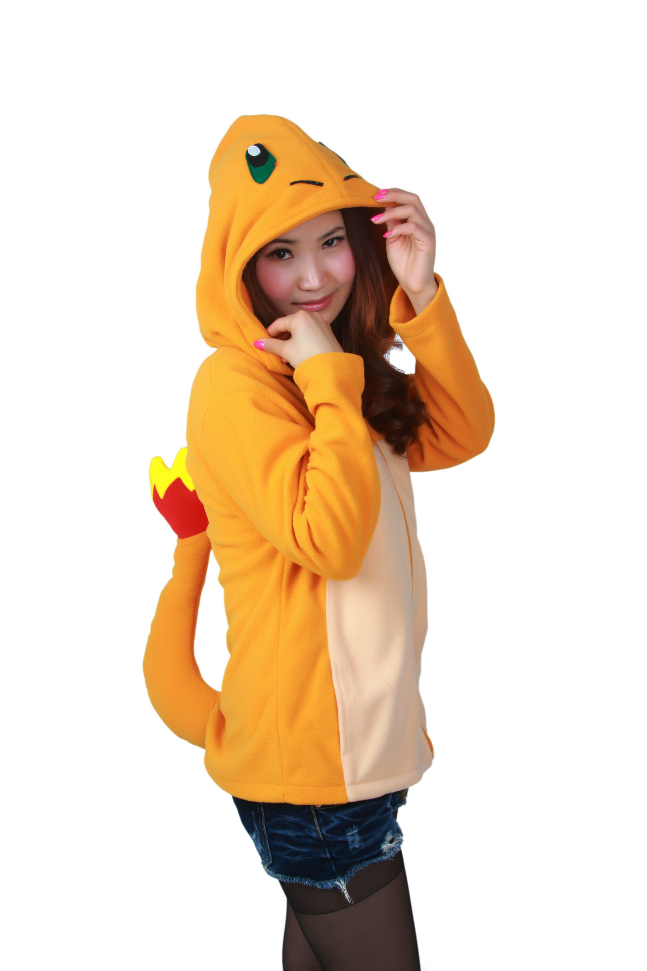 Unisex-Adult Animal Hoodie Charmander Costume cosplay coat在类目 女装/女士精品, 卫衣/绒衫中 - 来自Buy2taobao.com提供专业的淘宝代购服务
