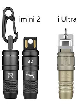 OLIGHT傲雷女神iultra/imini 2迷你可充电钥匙扣小型便携手电筒