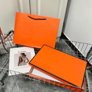 精品围巾礼盒丝巾披肩包装盒质感羊绒围巾节日送礼手提盒套装