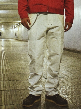 PACKRATS PAINTER PLASTERER PANTS美式复古工装画匠裤男裤白纯棉