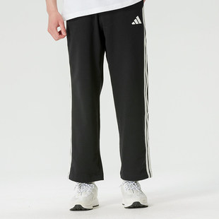 adidas阿迪达斯三条纹舒适简约运动裤2026夏男针织长裤 KR2543
