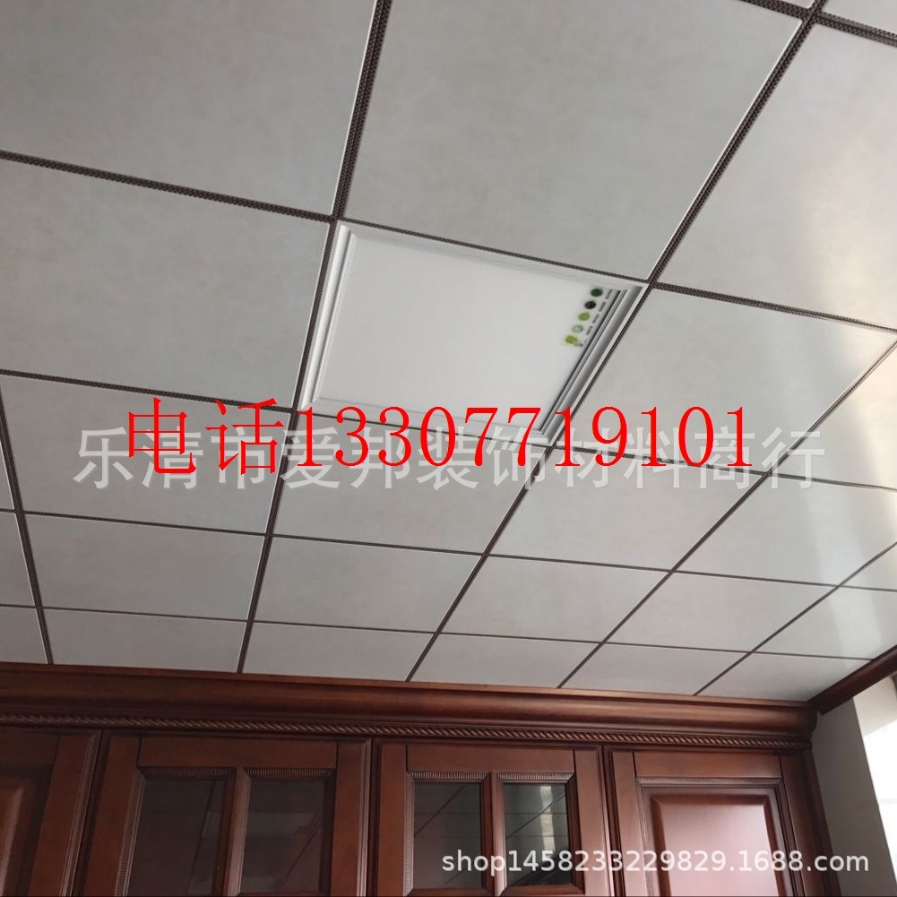 厨房浴室集成吊顶卫生间铝扣板模块天花板抗油亚光白轻奢简约现代