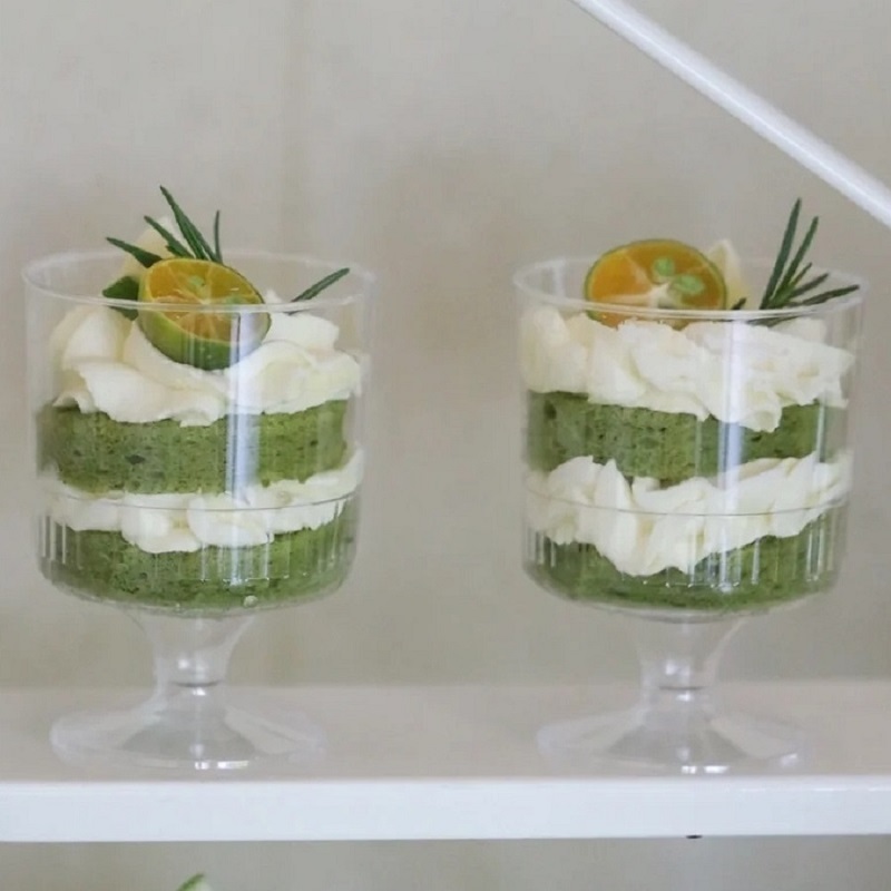 甜品台杯子慕斯小酒斜口香