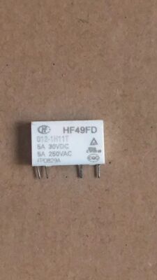 HF49FD 012-1H11T 12VDC 4脚继电器
