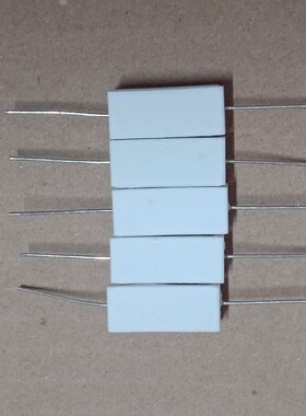 买1份发6个 水泥电阻 5W1KJ 5W1K 5W 1K欧 卧式陶瓷电阻