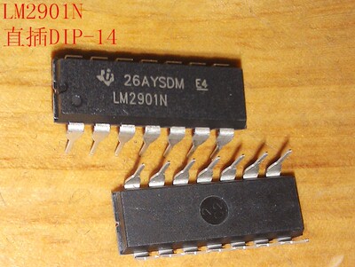 买1件发2个 全新 LM2901 LM2901N LM2901P 线性比较器 直插DIP-14