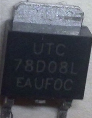 贴片UTC78D08L TO-252 78D08L 电源稳压管 78D08 质量保证