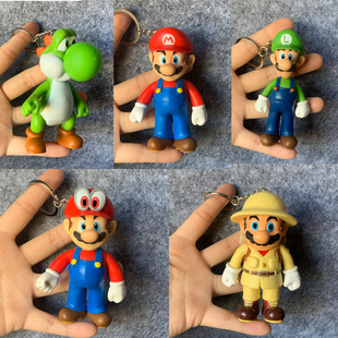 超级玛丽挂件大号探险家摇头马里奥钥匙扣耀西摆件男女盲盒礼品