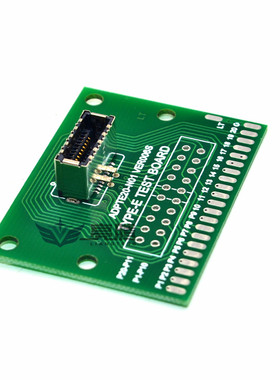TYPE-E母头测试板全20P带PCB公座USB3.1连接器TYPE-C前置线测试用