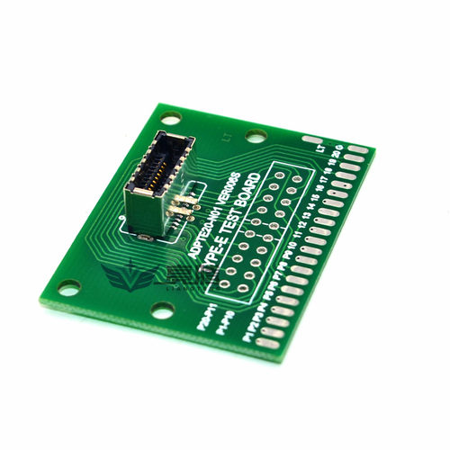 TYPE-E母头测试板全20P带PCB公座USB3.1连接器TYPE-C前置线测试用
