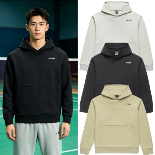 26新款yonex尤尼克斯yy羽毛球服男款防静电运动长袖帽衫 30117