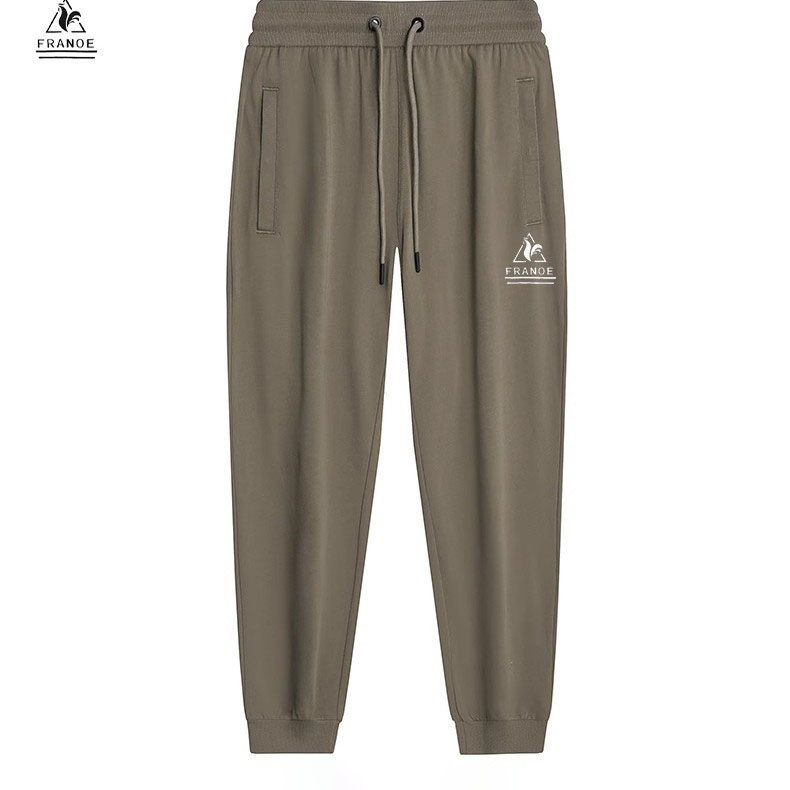 口袋拉链纯棉运动裤男秋冬宽松大码胖子200斤印花螺纹弹力束脚裤,男装,卫裤,淘宝优惠券,粉丝福利购,淘宝优惠卷