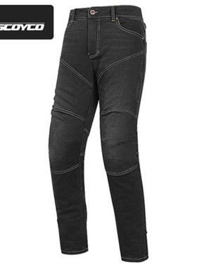 赛羽摩托牛仔裤复古机车骑行骑士防摔CE护具装备赛车codura裤P075