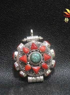 嘎乌盒925纯银男女手工制作