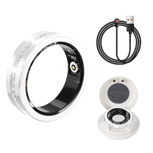 Smart Ring V6智能戒指多功能运动计步穿戴指环心率睡眠数据分析